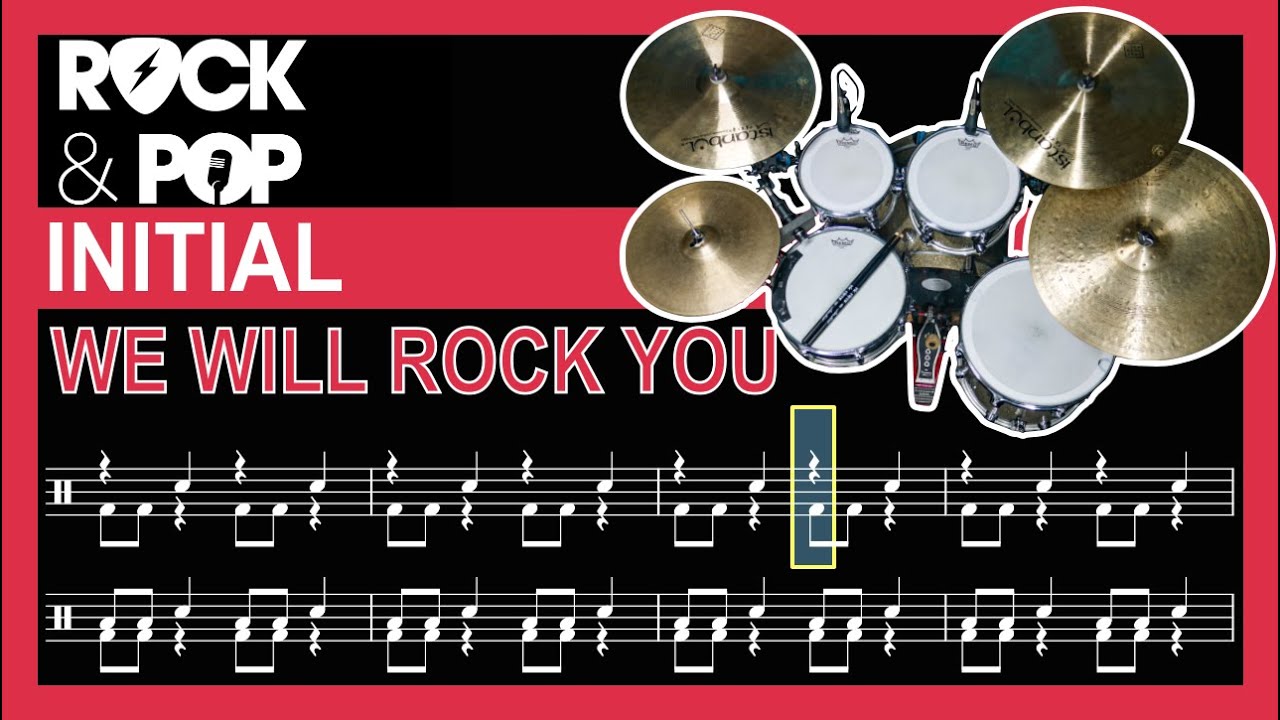 We Will Rock You (Trinity Rock & Pop Initial) + Notation