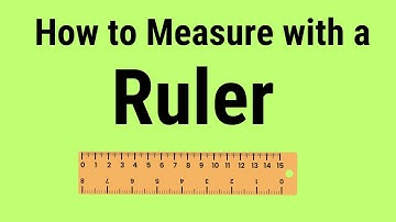 How to measure with a Ruler - Inches-1/2 and 1/4