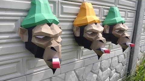 monkey papercraft/ обезьяна паперкрафт