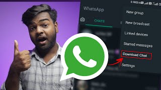 How to Download all WhatsApp Chats in one click | WhatsApp Chats Download Kaise Kare | Save Chat screenshot 5