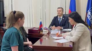 Депутат Народного Собрания РД Хаджимурад Малаев провел прием граждан