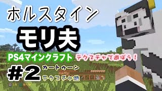 #2【カートゥーンテクスチャ】テクスチャーで遊ぶ マインクラフトPS4エディション