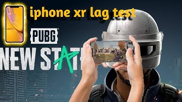 Pubg new state lag in iPhone XR ? 😡😡 || iPhone XR pubg new state test || pubg new state ios fix