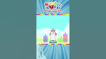 Numberblocks 6 Number Magic Run - Subtract 10 - 4 = 6 using Numberblocks | CBeebies Go Explore Games