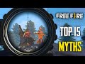 Top 15 Mythbusters in FREEFIRE Battleground | FREEFIRE Myths #231