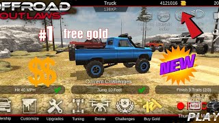 How To Get Free Money And Gold On Offroad Outlaws