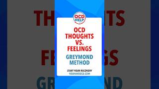 OCD Thoughts Vs. OCD Feelings  #pureocd #ocdrecovery #rocd #hocd #ocd #metaocd #pureo