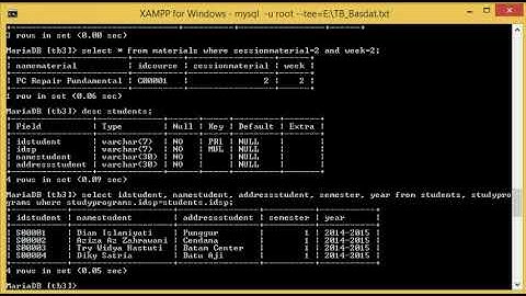 Lecture Progress Database System_MJ3AKAR_4311611002_4311611021_4311611022