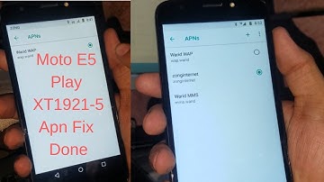 Moto E5 Play XT1921-5 Apn Fix Done 100% OK Solution     | mobile cell phone solution |