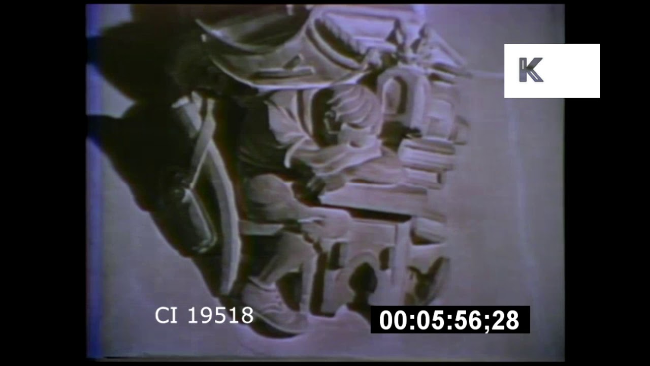 1970s Sterling Memorial Library, Yale University, from 16mm