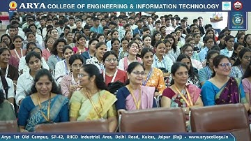 Induction Program 2025 | Orientation, Motivational & Career Guidance Sessions | Arya College