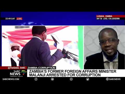 Zambia Corruption | Zambia's former Foreign Affairs Minister Joseph Malanji arrested: Arthur Sikopo
