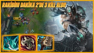 GERİ DÜŞTÜĞÜN KORİDORDA NASIL OYNAMALISIN? | Tryndamere vs. Malphite