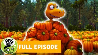 Dinosaur Train FULL EPISODE | Haunted Roundhouse / Big Pond Pumpkin Patch  | PBS KIDS