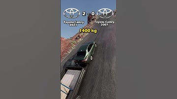 Toyota Camry 2021 VS Toyota Camry 2021 !😮🔥 #beamngdrive  #foryou  #trending  #crashdrive #crashdrive