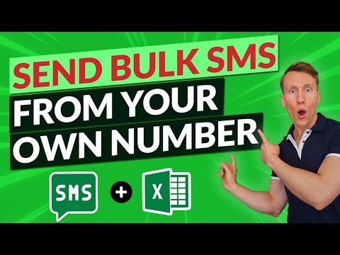 Send BULK SMS From Your OWN Number Using EXCEL [Free Template]