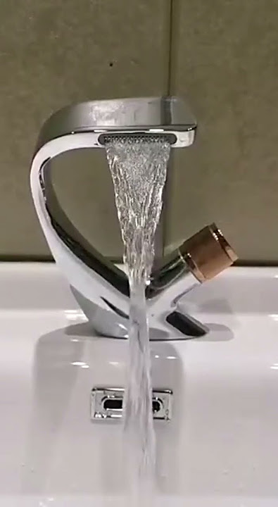 BAKALA Matte Black Basin Faucets Waterfall Modern Brass Bathroom