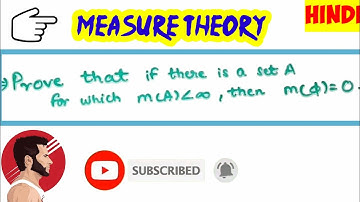 proof  that Measure of an empty set is zero