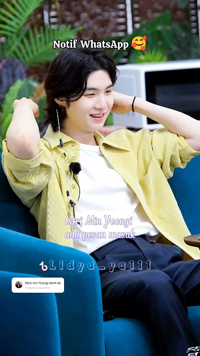 istri Min Yoongi. ada chat masuk