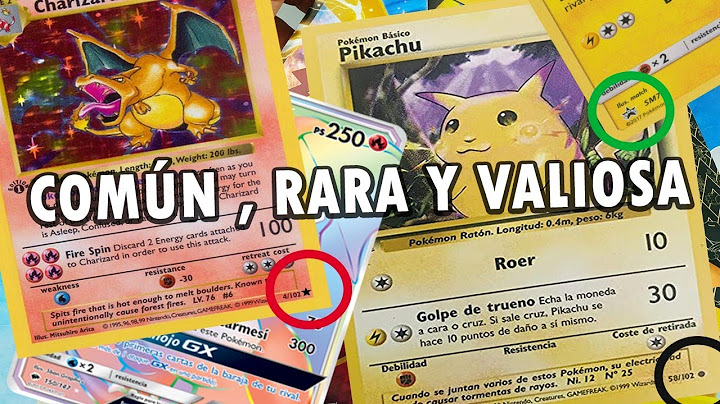 CARTAS POKÉMON COMUNES , POCO COMUNES Y RARAS COMO LEER SÍMBOLOS POKÉMON