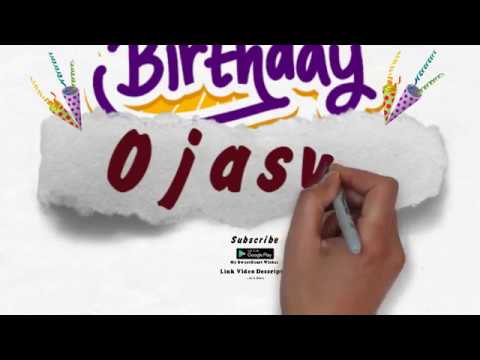 Happy Birthday Ojasvi