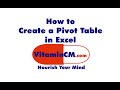 How To Use Pivot Tables