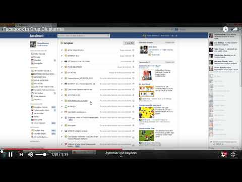 Video: Facebook'ta hangi grup?