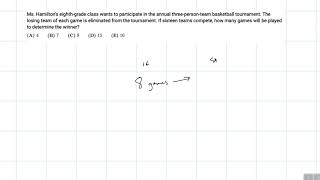 Live Solve #21: 2004 AMC 8 Problem 5 (Correct)