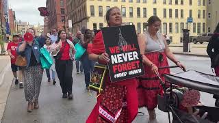 March for Missing and Murdered Indigenous People in Grand Rapids