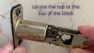 How to Adjust the Backset on a Door Latch