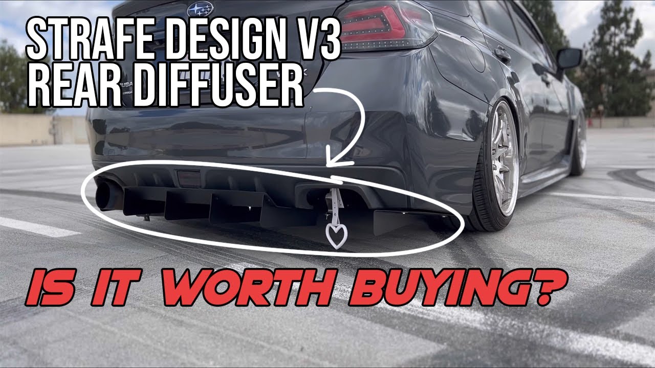 Strafe Design V3 Rear Diffuser Watch This Before You Buy! 2015