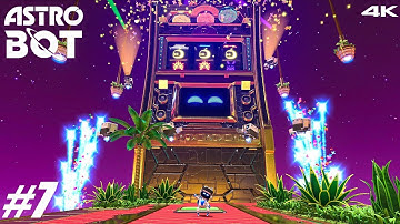 Astro Bot 100% Walkthrough Part 7 "Serpent Starway (Slo-Mo Casino and Bathhouse Battle)"