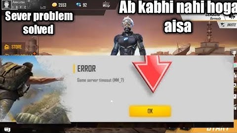 free fire server game down mm7 problem solved. garena free fire. uzaif gaming