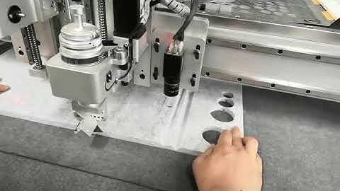 KT board PVC cardboard cotton V cut oscillating knife cutting machine