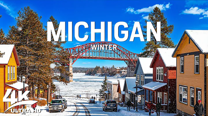 Michigan Winter 4K ❄️ Discover Snowy Forests, Frozen Lakes & Stunning Midwest Landscapes
