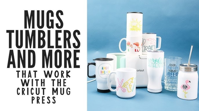 ☕️ Sublimate Glitter Mugs With The Cricut Mug Press 