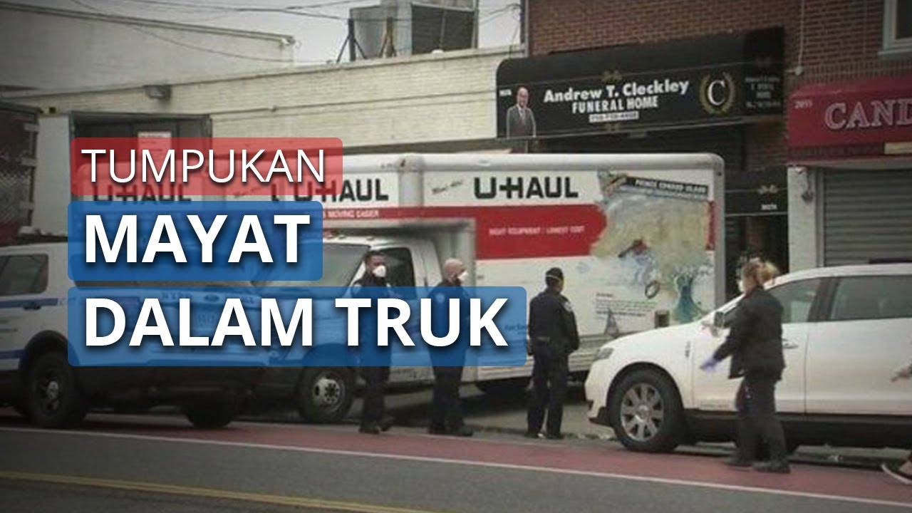 Tumpukan Mayat Virus Corona Dibiarkan dalam Truk Kota New york, Warga Sekitar Melaporkan Bau Busuk