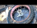 What you can do with a mini bike wheel  diy rotating tools stand