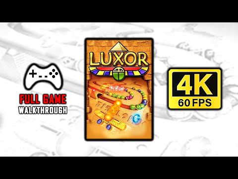 Luxor 1 2005 FULL GAME All Levels 4K 60FPS