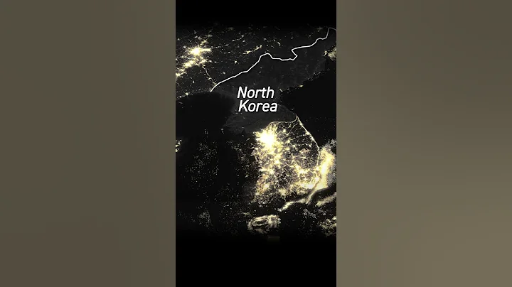 The Korean Peninsula at Night - DayDayNews