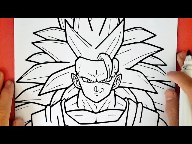 Flamengo na Raça on X: Vou desenhar o Goku SSJ3