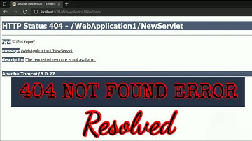 How to Resolve 404 NOT FOUND ERROR in Netbeans||#servlets#javaproject#enterpriceprogramming