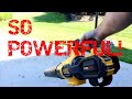 One of the MOST POWERFUL cordless leaf blowers on the market! Dewalt 60v FLEXVOLT Leaf Blower Review