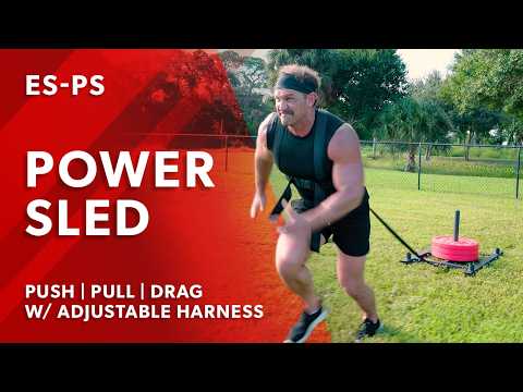 Power Sled Push Pull Drag w/ Shoulder Harness (ES-PS) | Valor Fitness