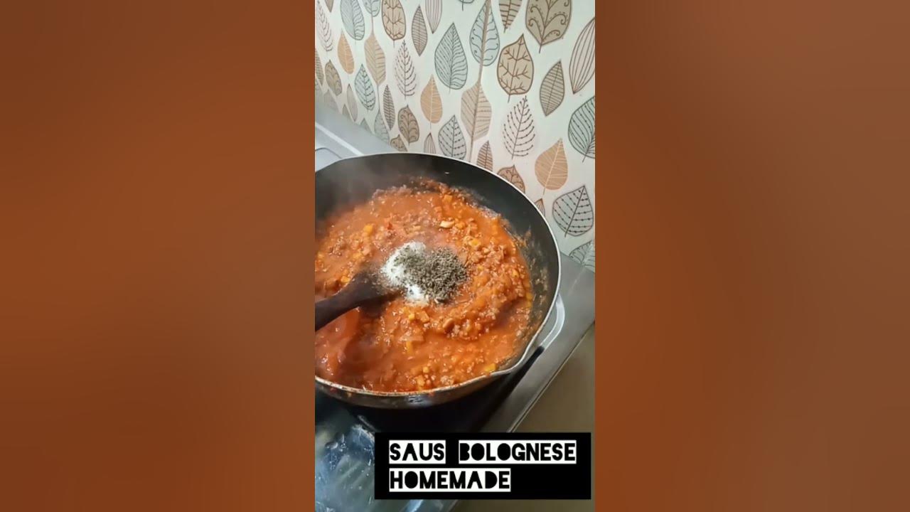 Membuat Saus Bolognese praktis dan cepat #shorts
