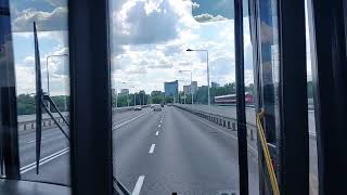 MZA Warszawa: Solaris Urbino 18 III #5403 Linia 409 Fragment trasy