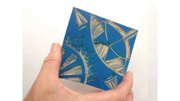 Square Lino Stamp Repeat Pattern