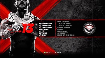 WWE 13 Custom Menu Music!