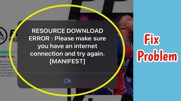 Fix the Resource Download Error in FIFA MOBILE 19 | Resource Download Error in FIFA MOBILE