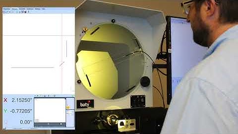 Baty R400 Horizontal Optical Comparator